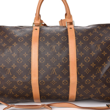 Louis Vuitton Monogram Keepall Bandouliere 55 13 of 18