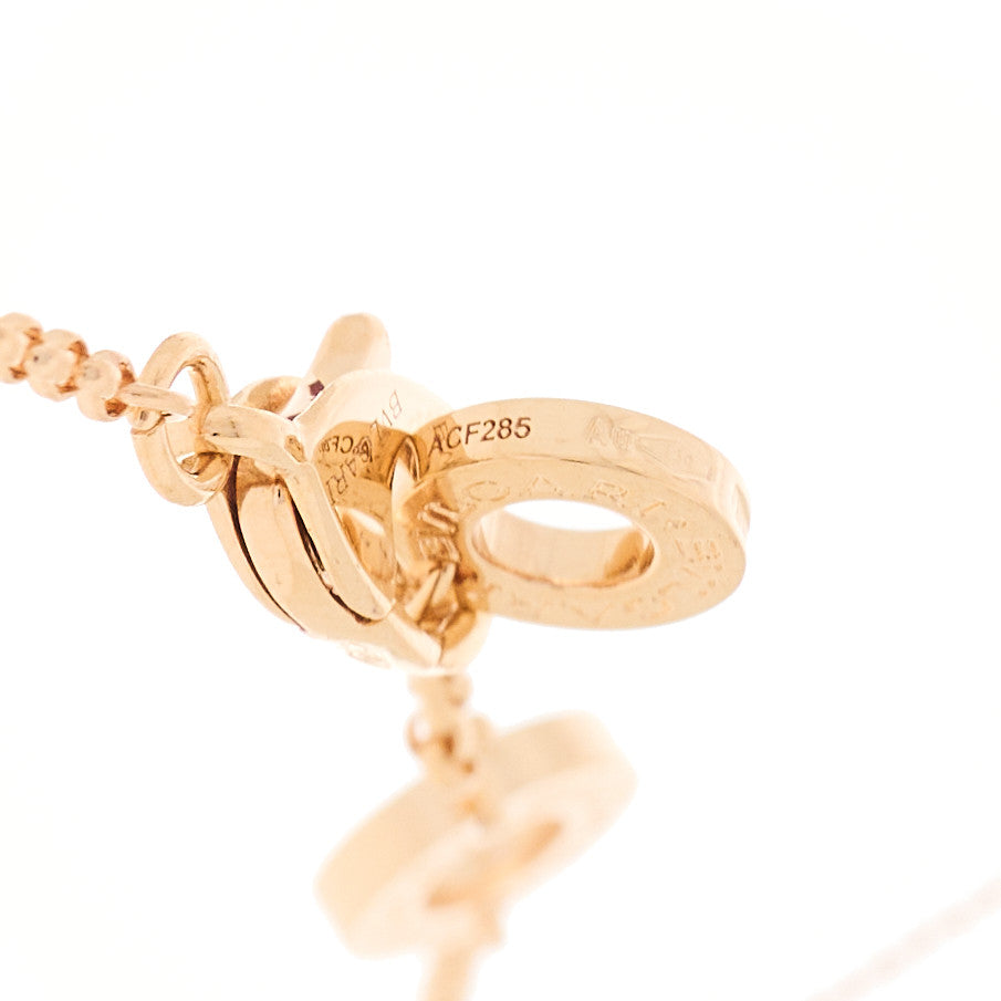 18K Yellow Gold Black Onyx BVLGARI BVLGARI Pendant Necklace