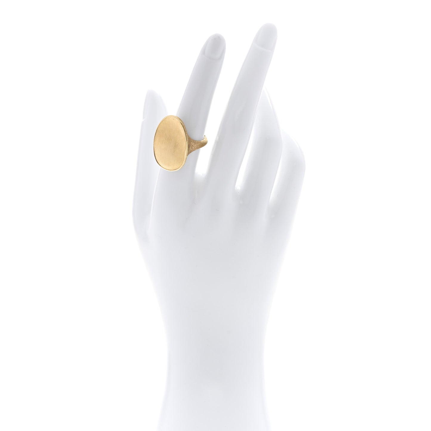 18K Yellow Gold Lunaria Ring 54 7
