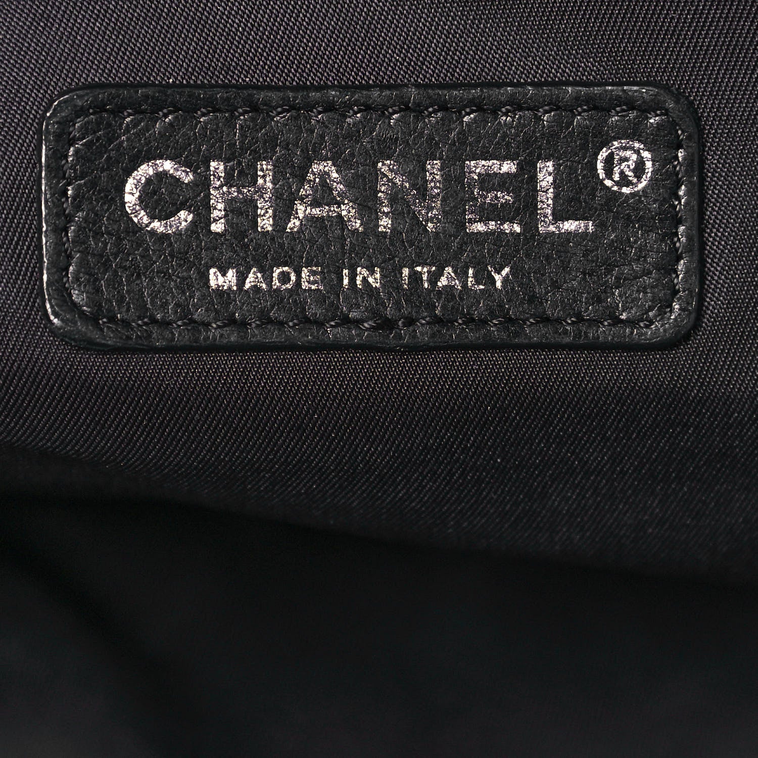 Chanel Coated Canvas Quilted Large Paris Biarritz Tote Black 6 of 19