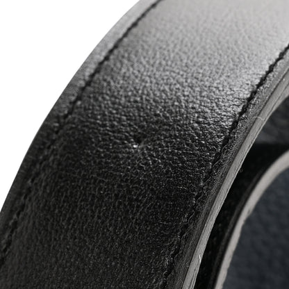 Hermes Box Togo 32mm H Belt 90 36 Black Bleu de Prusse 6 of 7