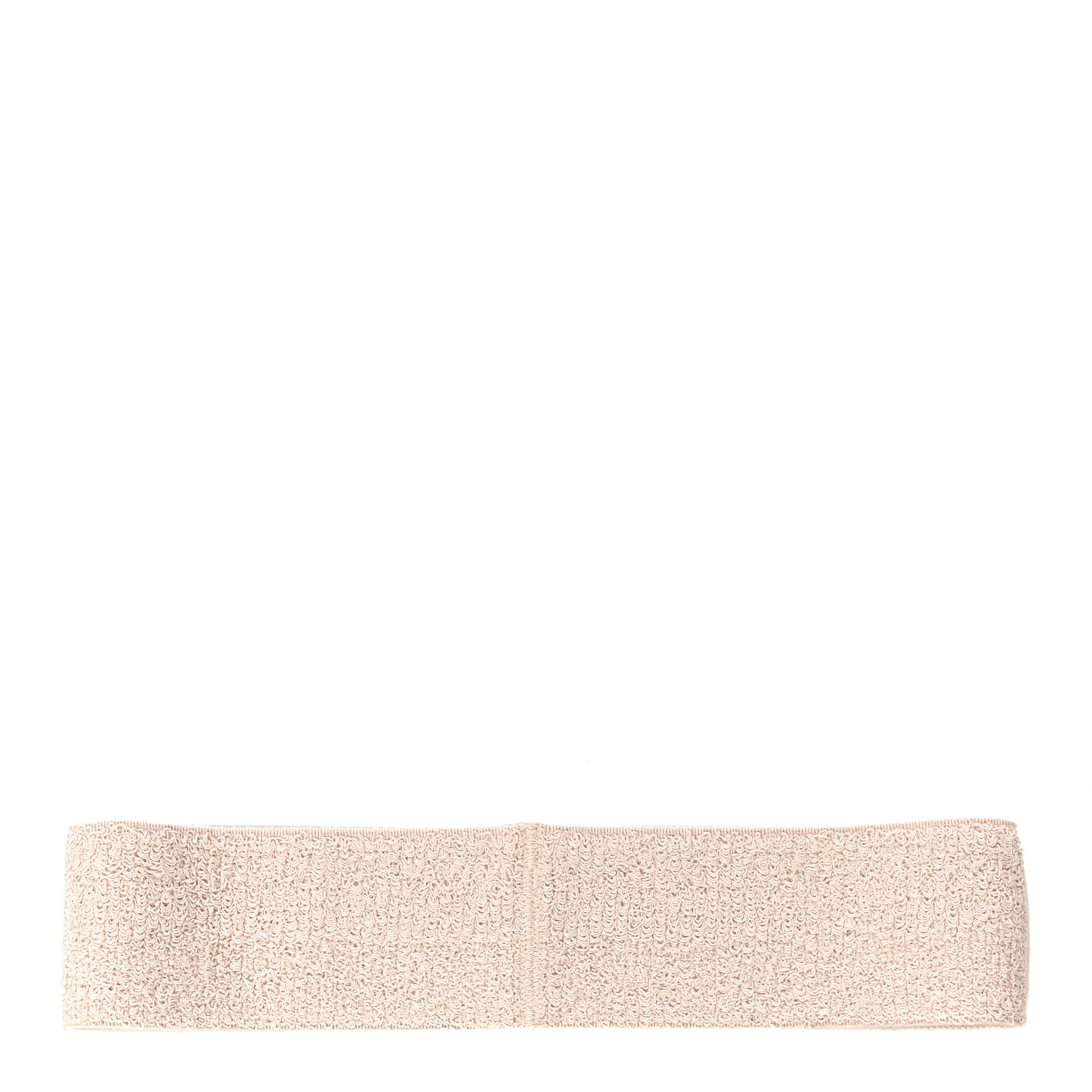 Cotton Elastic Gucci Logo Headband White