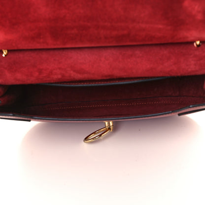Mulberry Silky Calfskin Amberley Satchel Rust 5 of 11