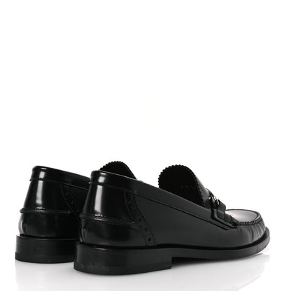 Fendi Vitello Mens O'Lock Loafers 8 Black 5 of 11
