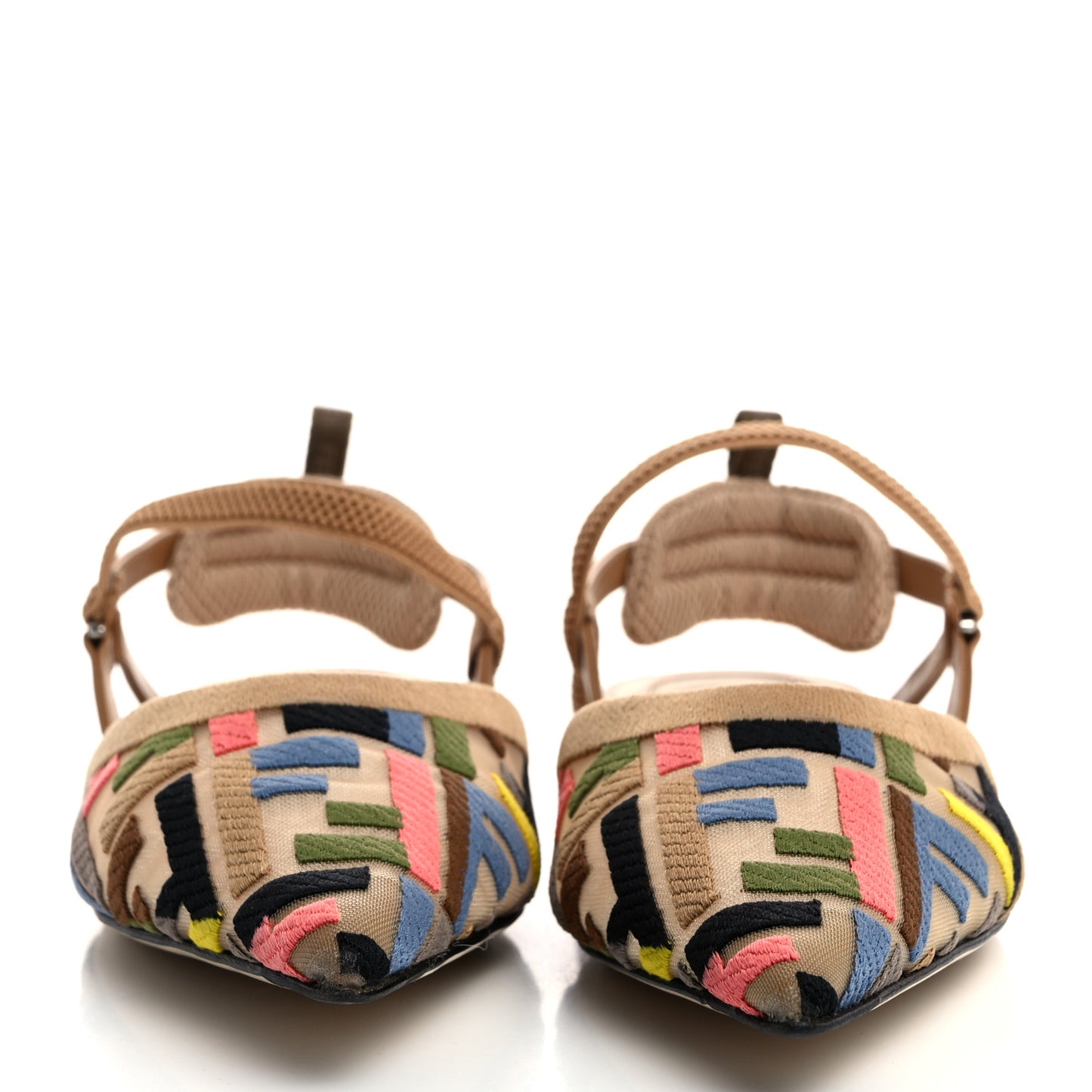 Technical Mesh FF Colibri Lite Slingback Ballerina Flats 36.5 Multicolor