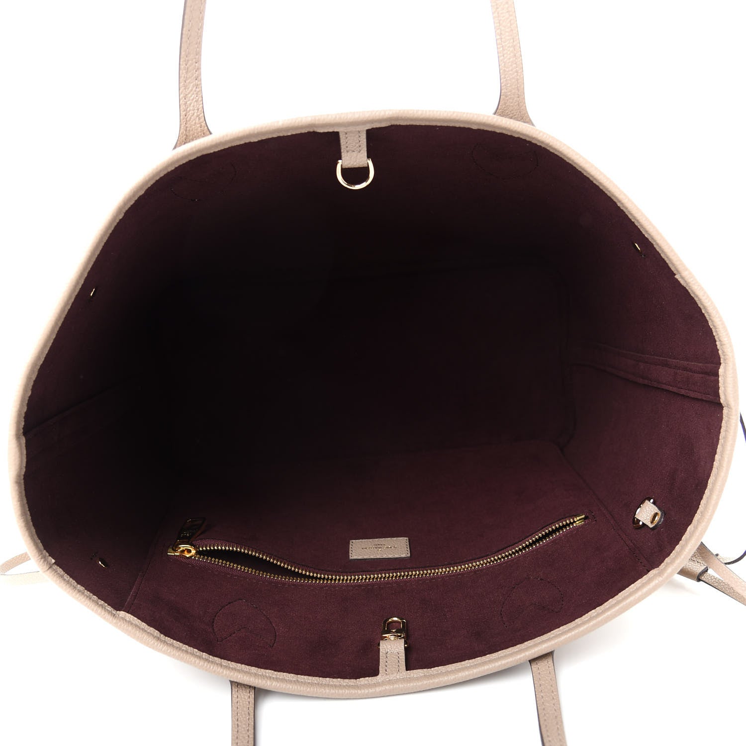 Louis Vuitton Empreinte Monogram Giant Neverfull MM Tourterelle 7 of 8