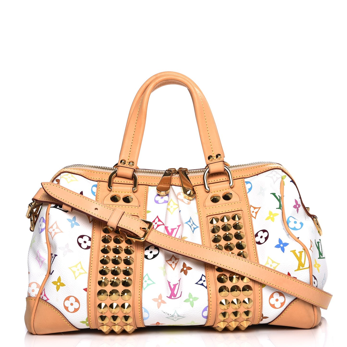 Monogram Multicolor Courtney MM White
