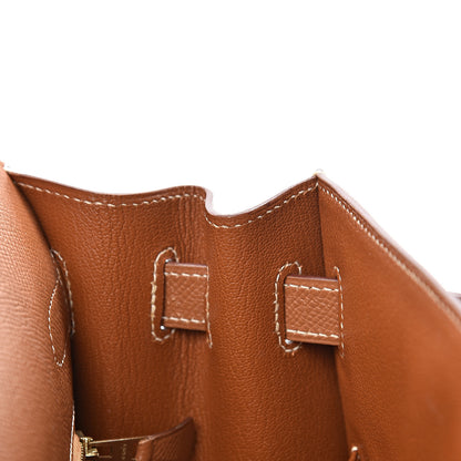 Hermes Courchevel Kelly Sellier 32 Gold 18 of 41