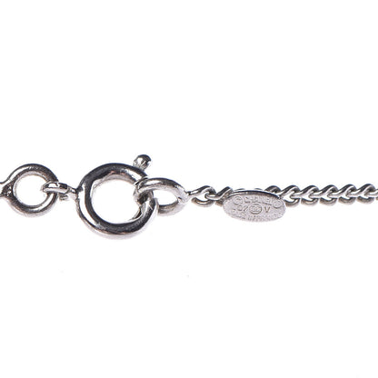 Chanel Crystal Timeless CC Necklace Silver 6 of 7