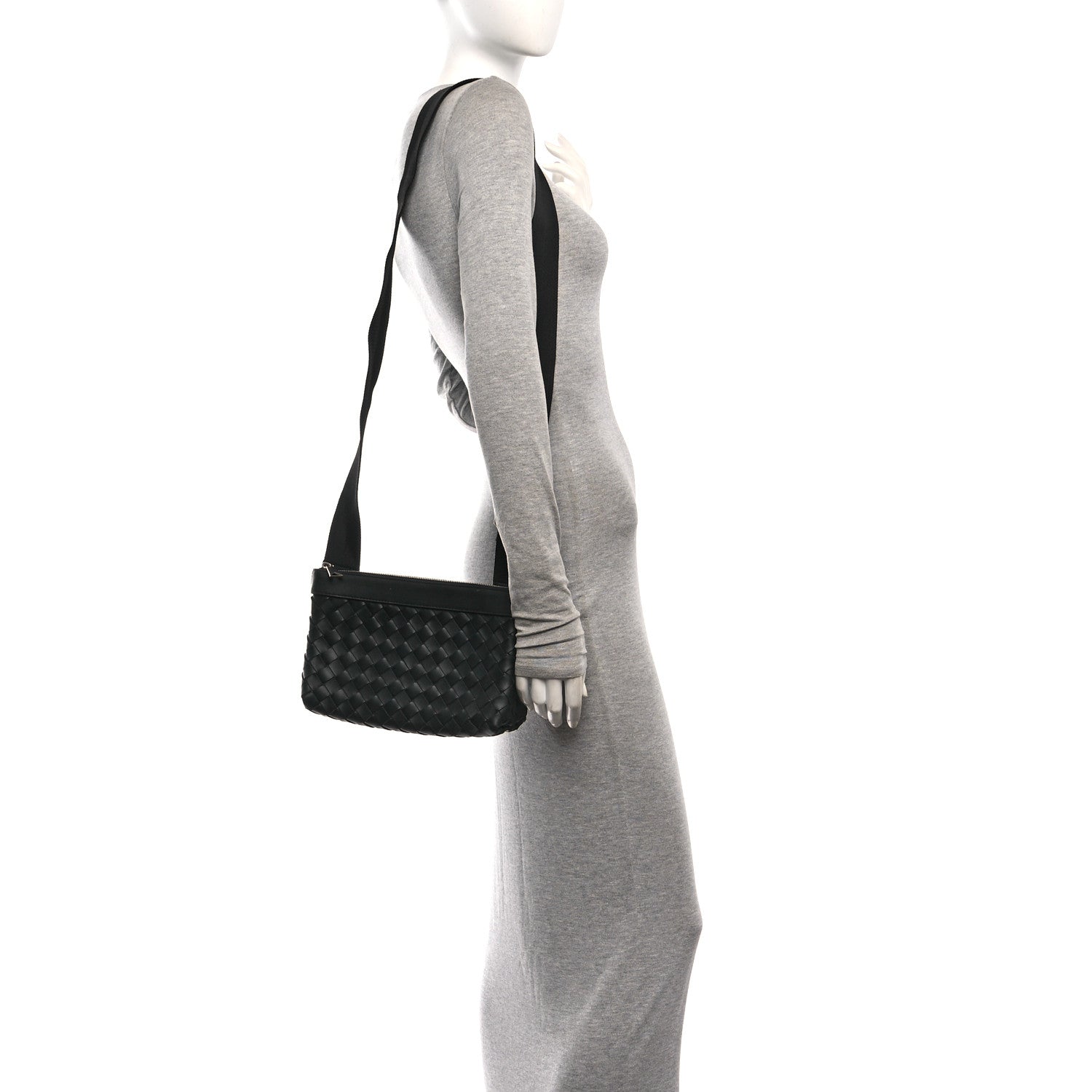 Bottega Veneta Nappa Intrecciato Duo Bag Black 2 of 10