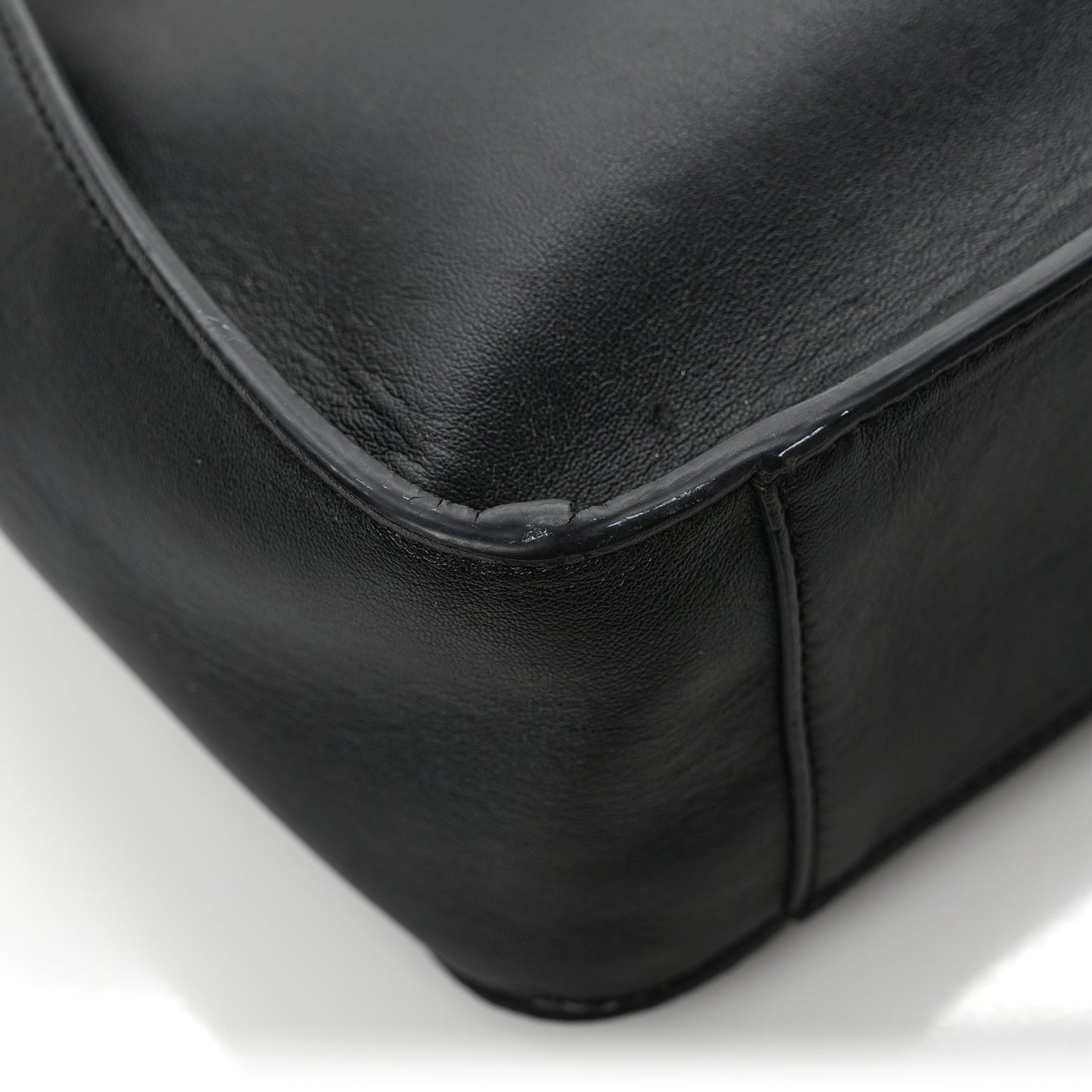 Eco Alter Nappa Perforated Logo Mini Crossbody Black