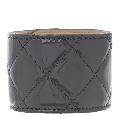 Chanel Quilted CC Turnlock Cuff Bracelet Grey 3 of 7