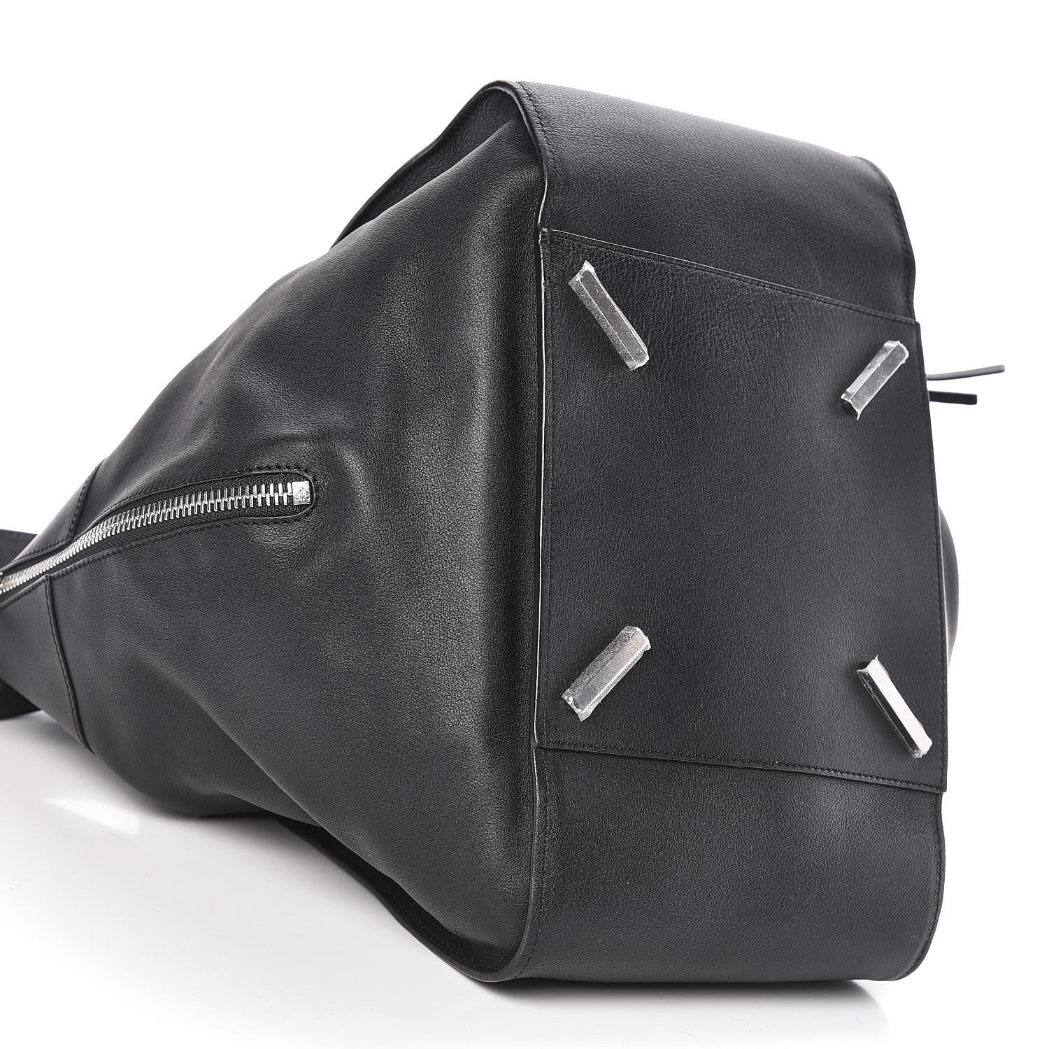 Loewe Calfskin Medium Hammock Shoulder Bag Black 10 of 11
