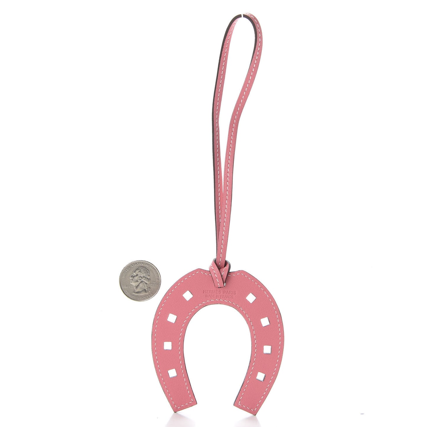 Swift Paddock Horseshoe Bag Charm Rose Ete