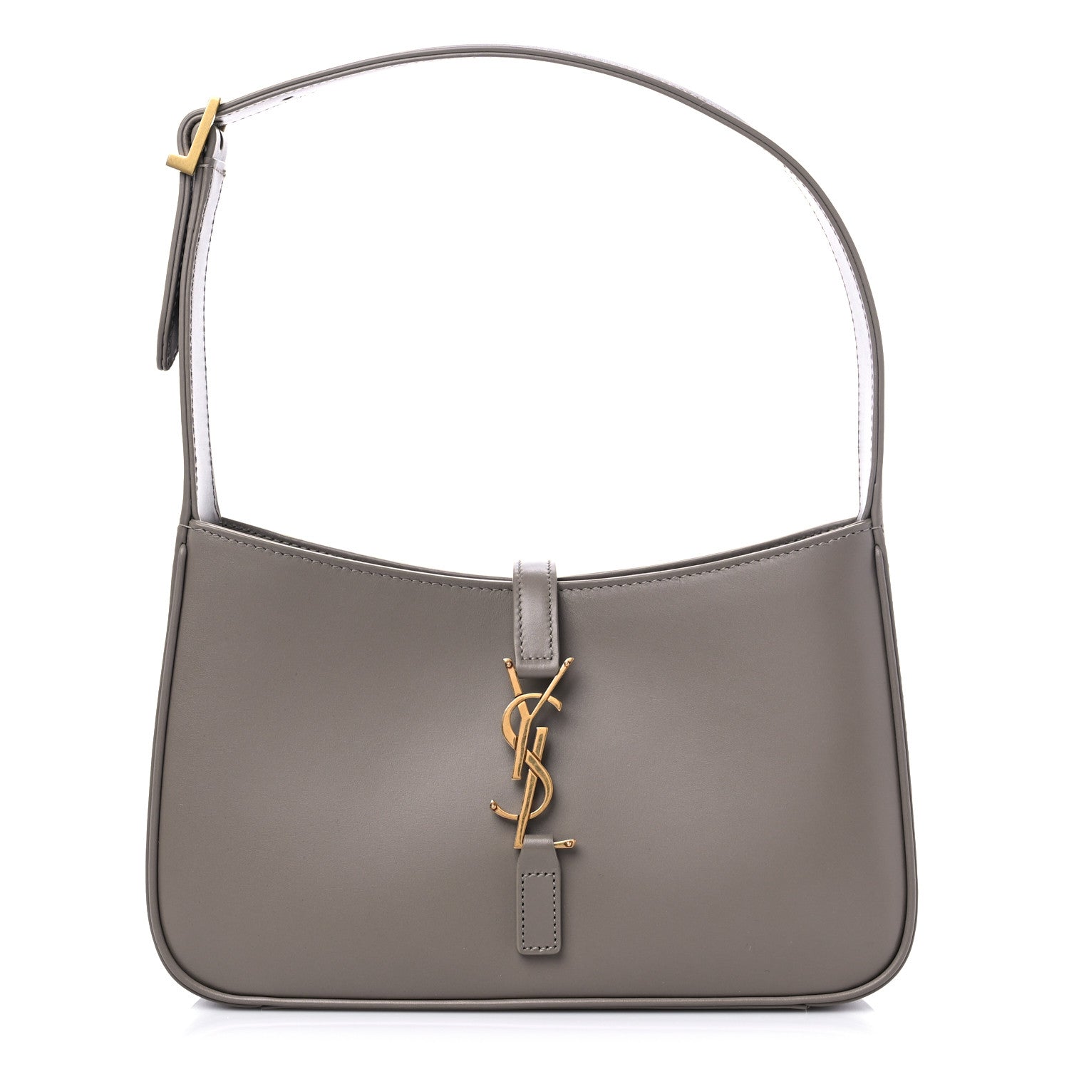 Saint Laurent Smooth Calfskin Le 5 A 7 Hobo Taupe 1 of 9