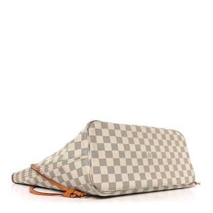 Louis Vuitton Damier Azur Neo Neverfull MM Rose Ballerine 3 of 9