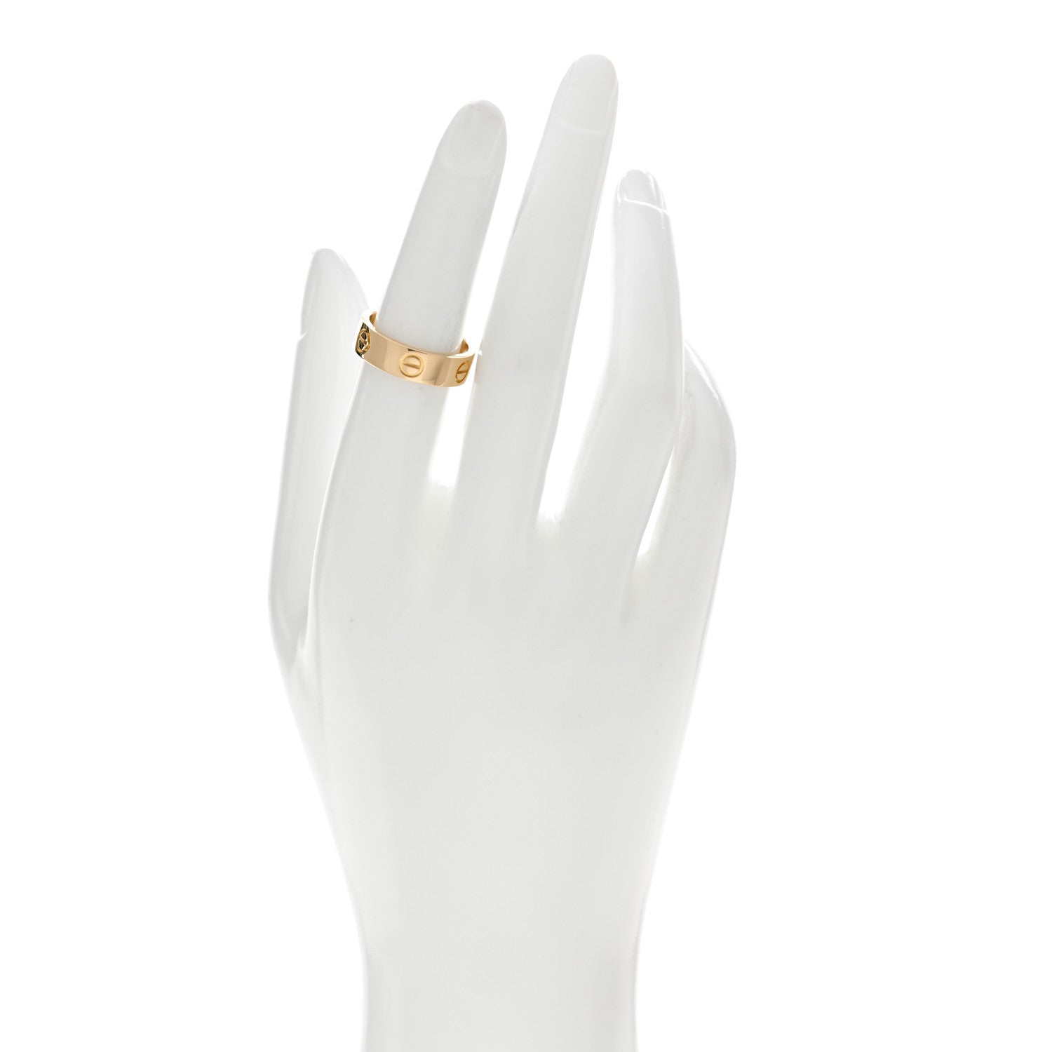 Cartier 18K Yellow Gold 5.5mm LOVE Ring 53 6.25 2 of 6
