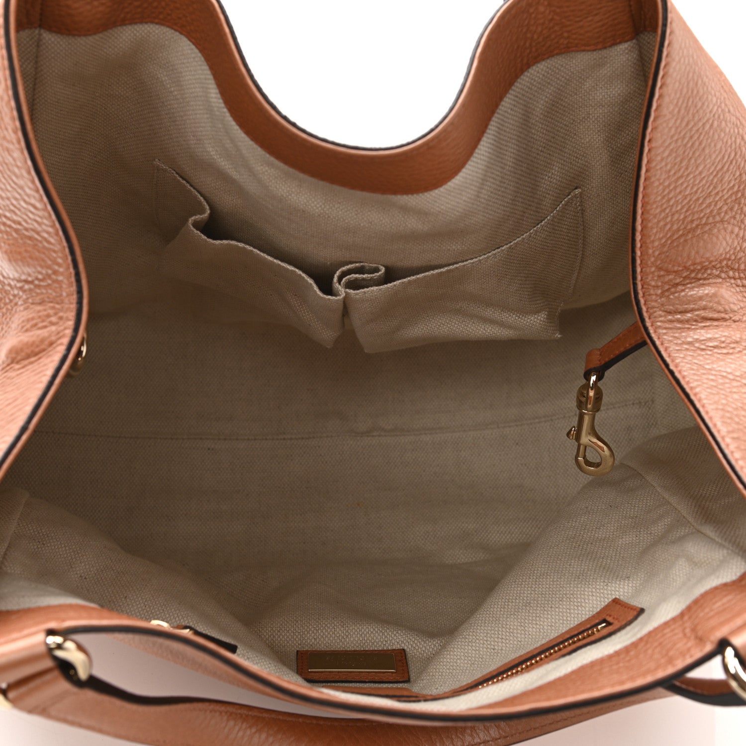 Gucci Metallic Pebbled Calfskin Medium Soho Shoulder Bag Pink 5 of 10