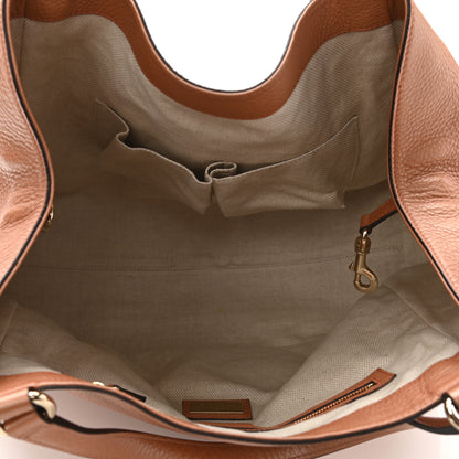 Gucci Metallic Pebbled Calfskin Medium Soho Shoulder Bag Pink 5 of 10