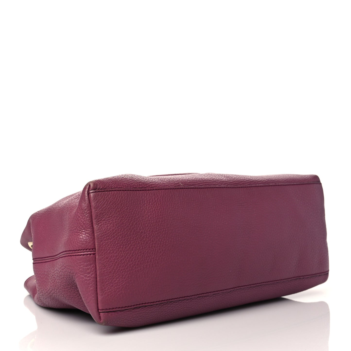 Pebbled Calfskin Medium Soho Chain Shoulder Bag Peonia Flower