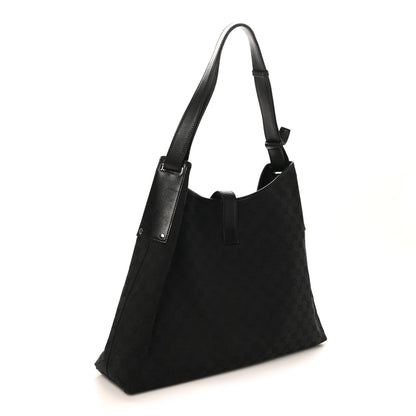Gucci Monogram Large Jackie O Hobo Black 3 of 10