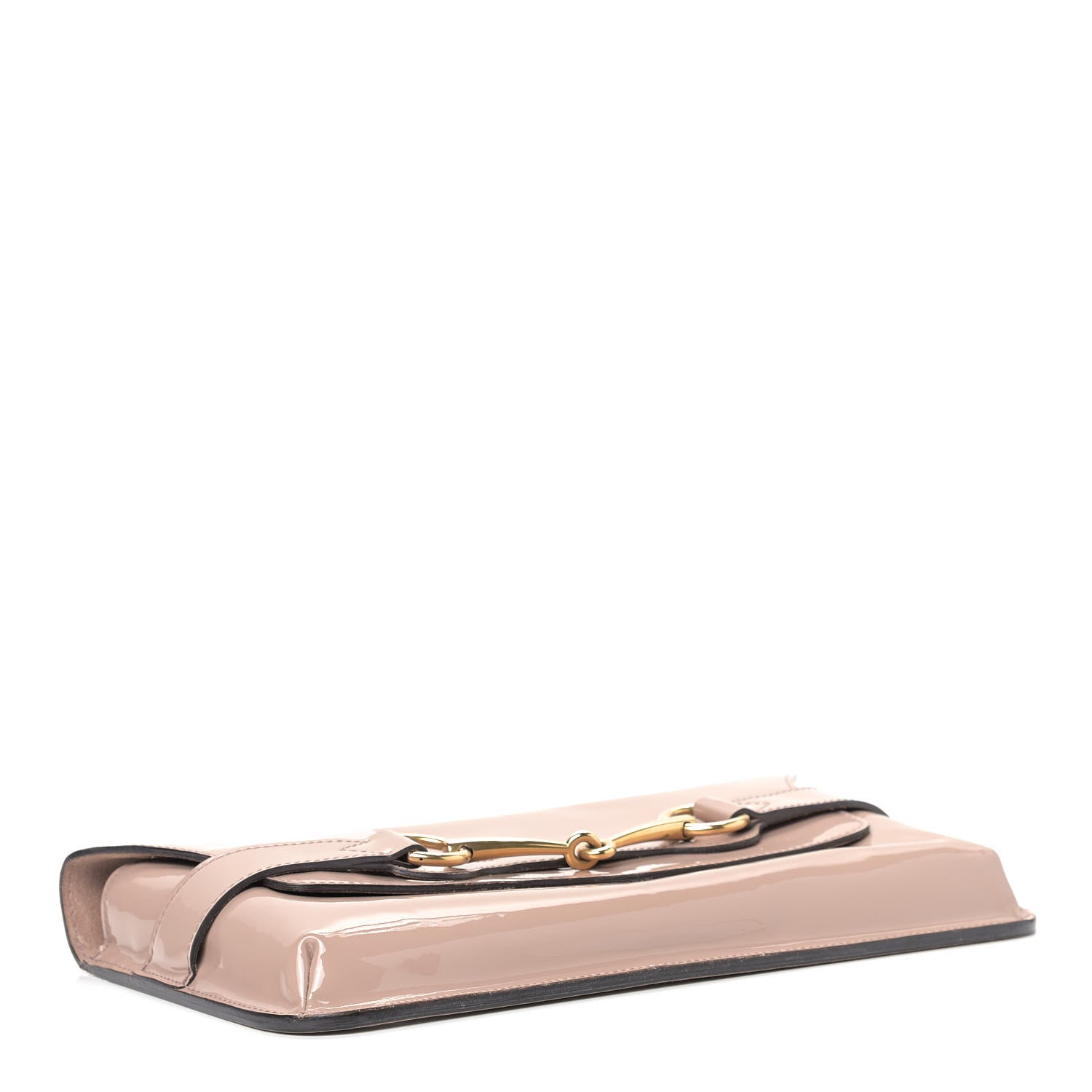 Gucci Patent Large Bright Bit Clutch Dark Cipria 4 of 13