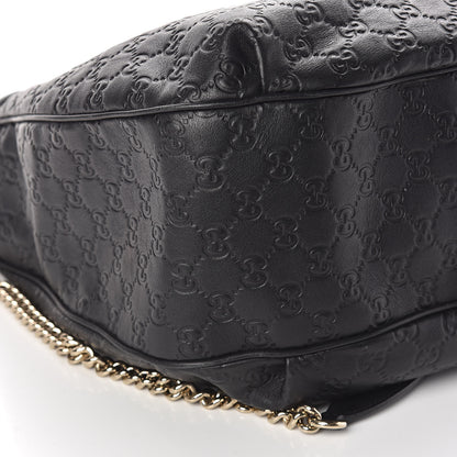 Gucci Guccissima Medium Emily Hobo Black 9 of 10