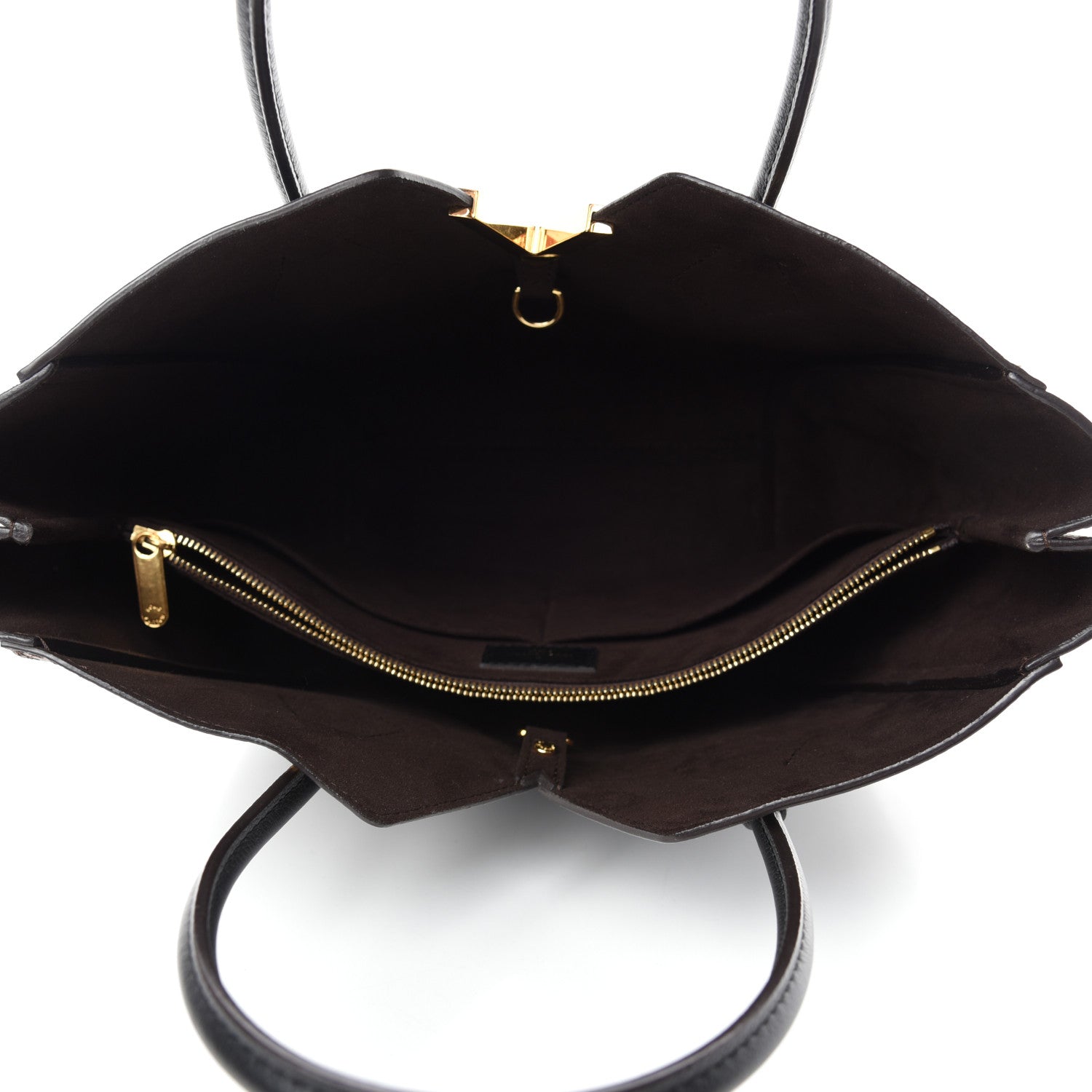 Louis Vuitton Calfskin Monogram Kimono Tote PM Black 5 of 11