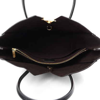 Louis Vuitton Calfskin Monogram Kimono Tote PM Black 5 of 11