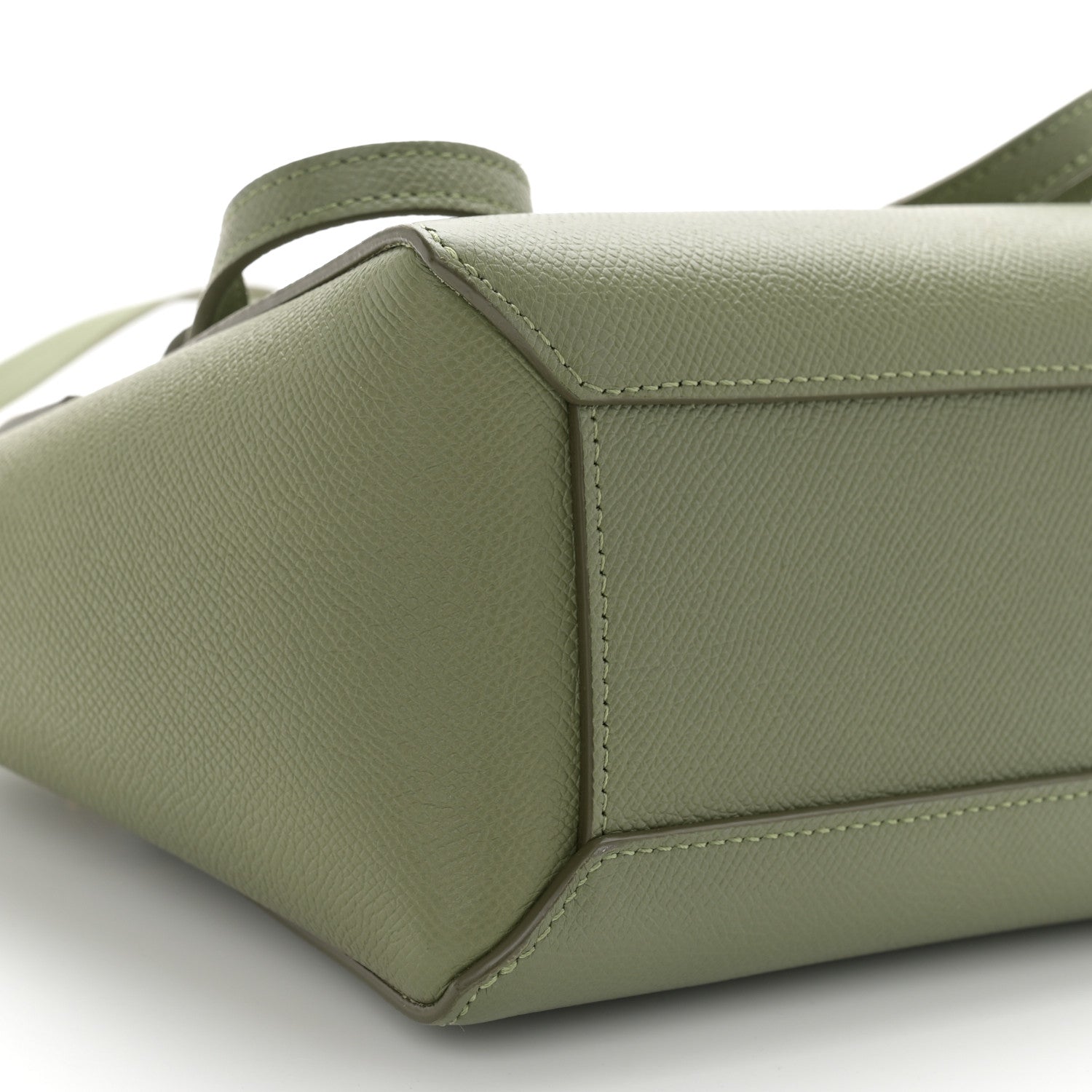 Celine Grained Calfskin Nano Belt Bag Light Khaki 9 of 12