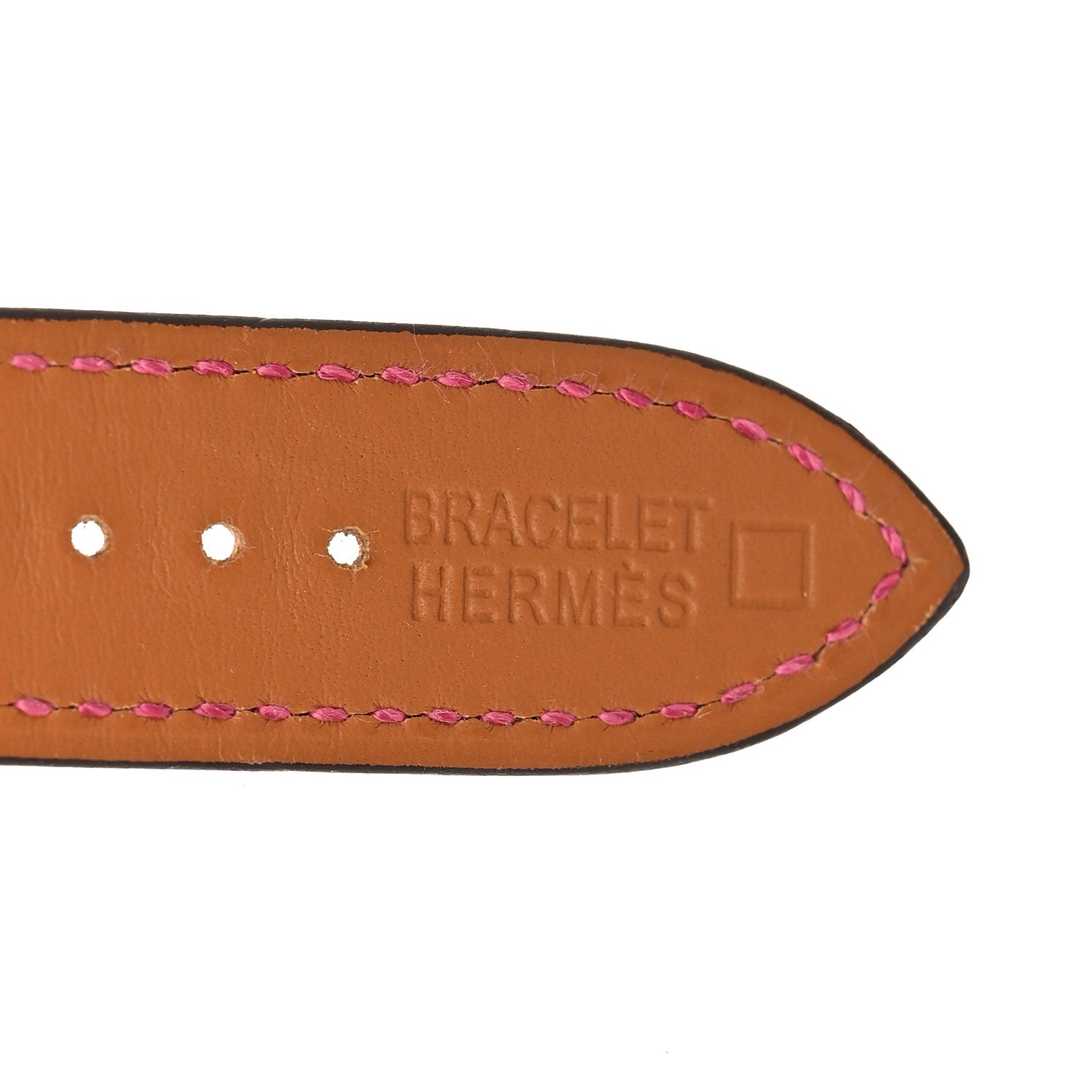 Hermes Matte Alligator Heure H Hour Watch 30mm Strap Fuchsia 3 of 6