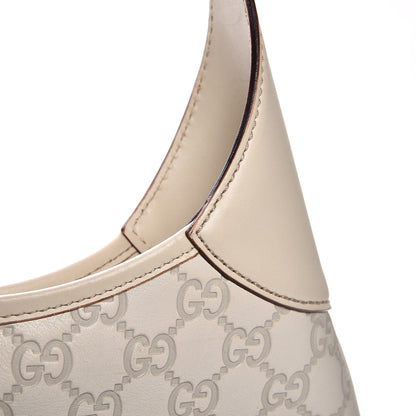 Gucci Guccissima Punch Hobo Off White 8 of 11
