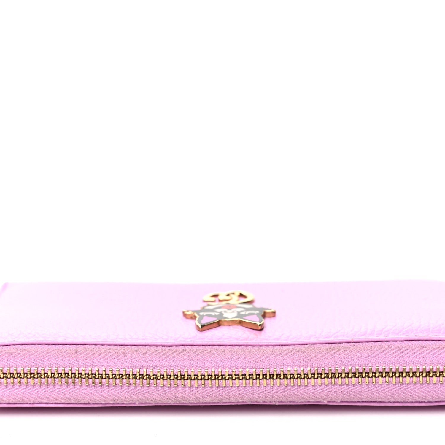 Gucci Dollar Calfskin GG Marmont Bosco Zip Around Wallet Malva 12 of 13