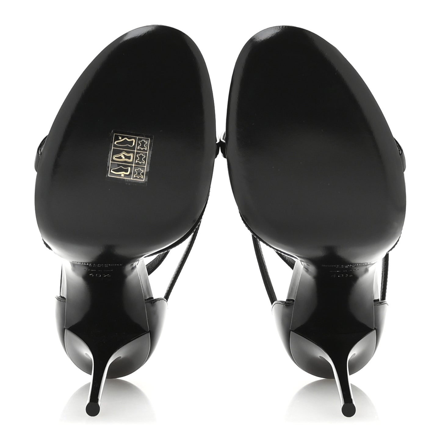 Patent Cassandra 100 Sandals 40.5 Black