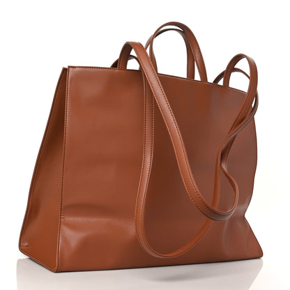 Telfar Vegan Leather Large Shopping Bag Tan 3 of 9