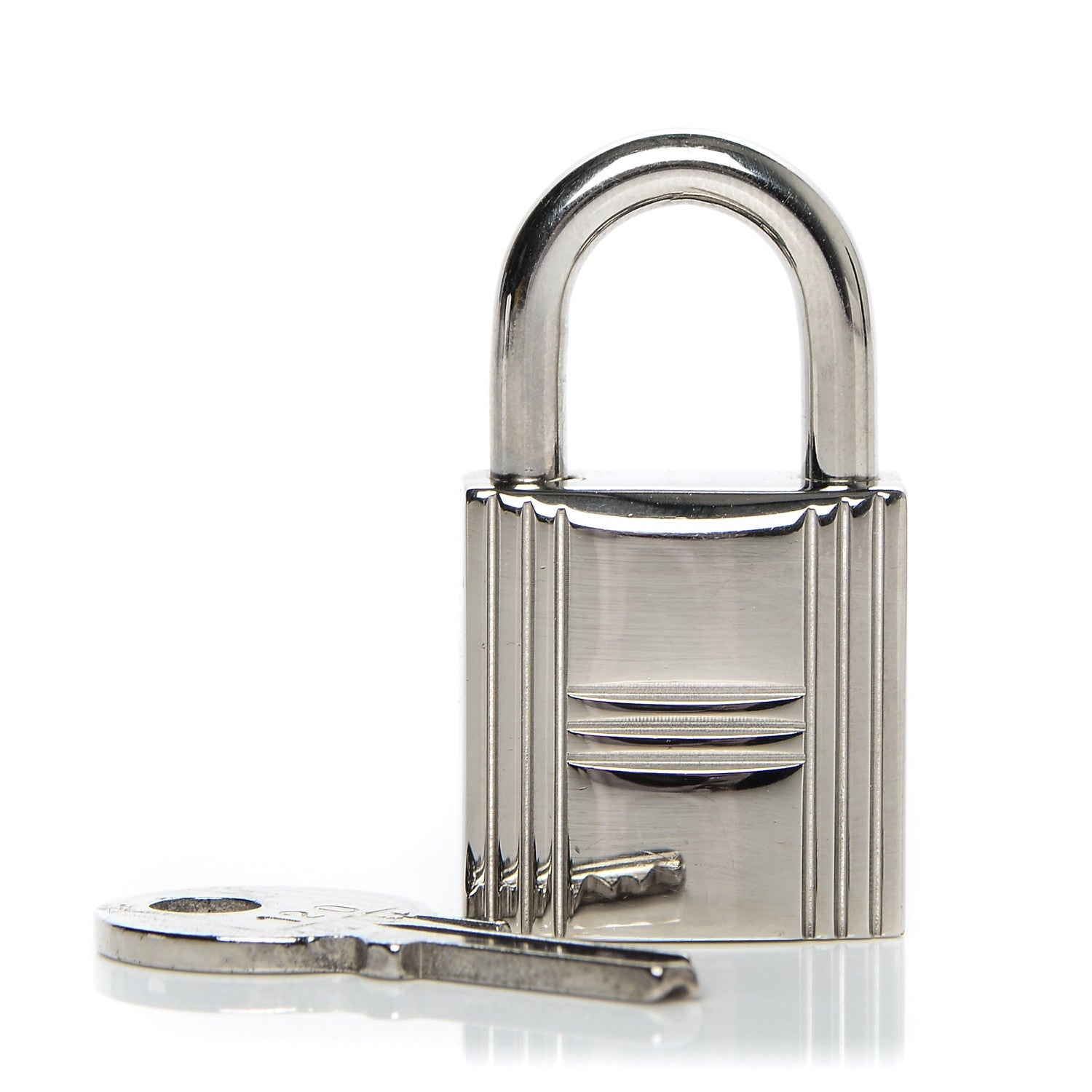 Hermes Palladium Cadena Lock and Key Set 1 of 4