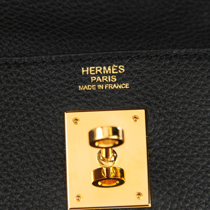Hermes Togo Kelly Retourne 32 Black 12 of 23