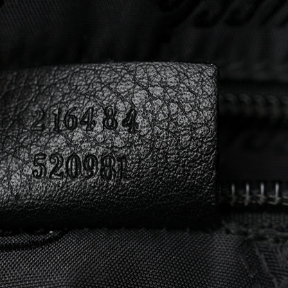 Gucci Guccissima Medium Carry On Duffle Black 7 of 11