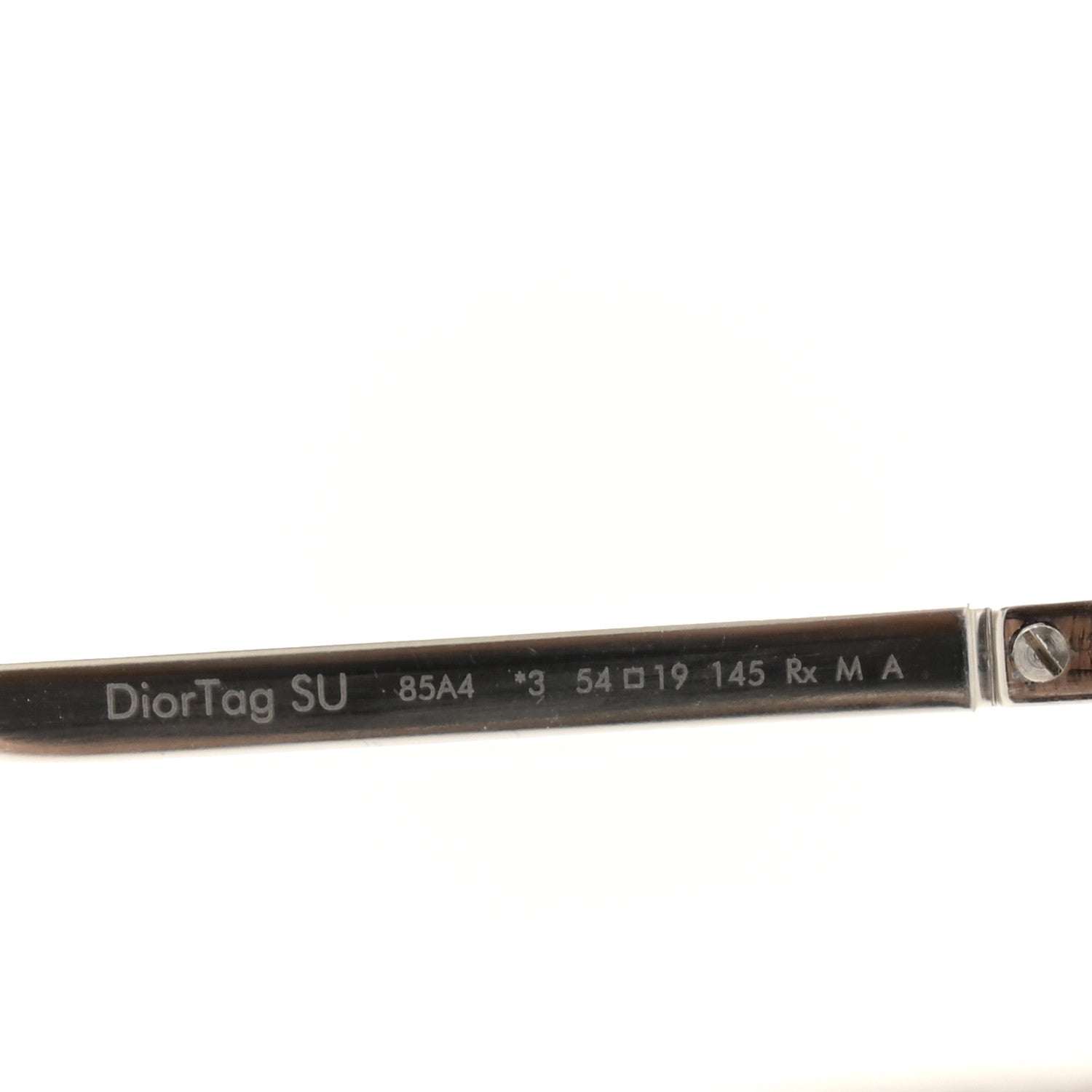 Christian Dior Acetate DiorTag SU Rectangular Sunglasses Silver 6 of 7