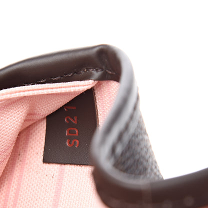 Louis Vuitton Damier Ebene Neo Neverfull MM Rose Ballerine 8 of 12