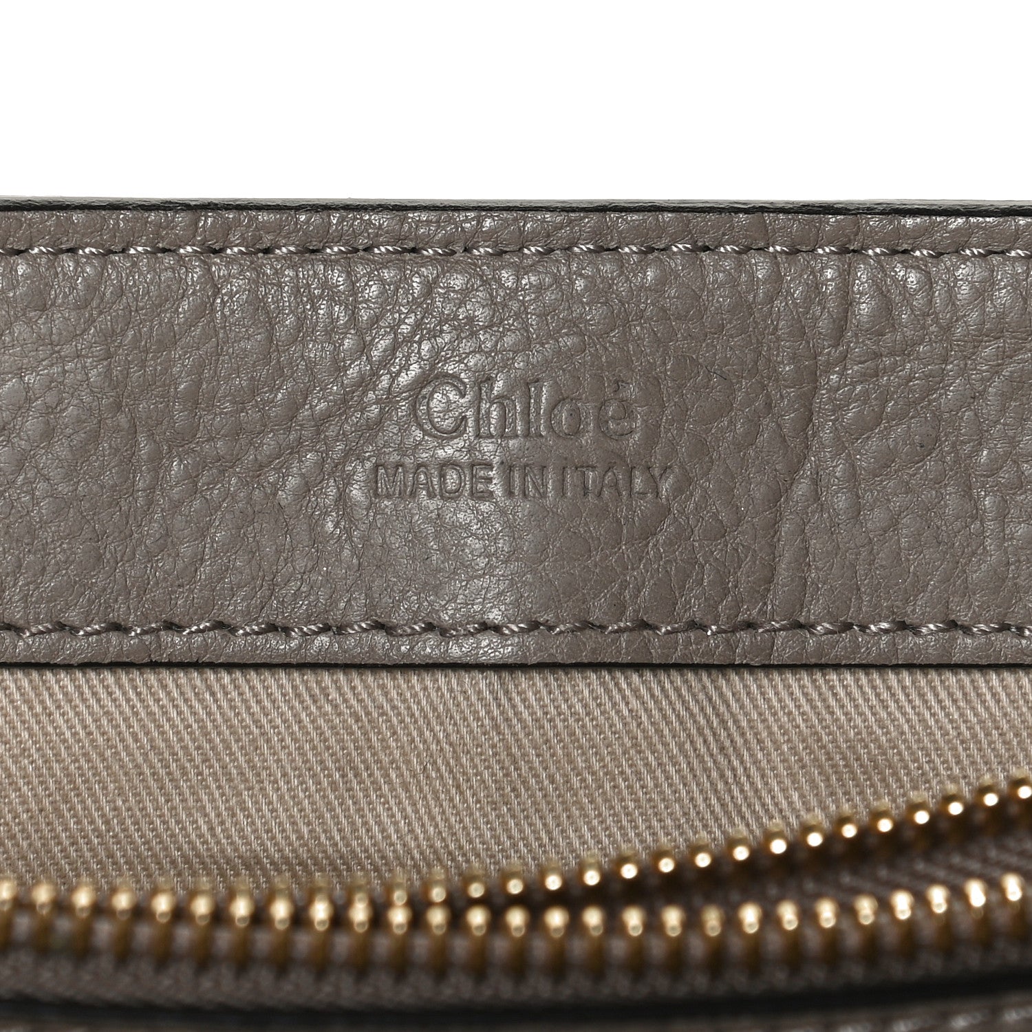 Chloe Calfskin Mini Faye Day Shoulder Bag Motty Grey 6 of 12