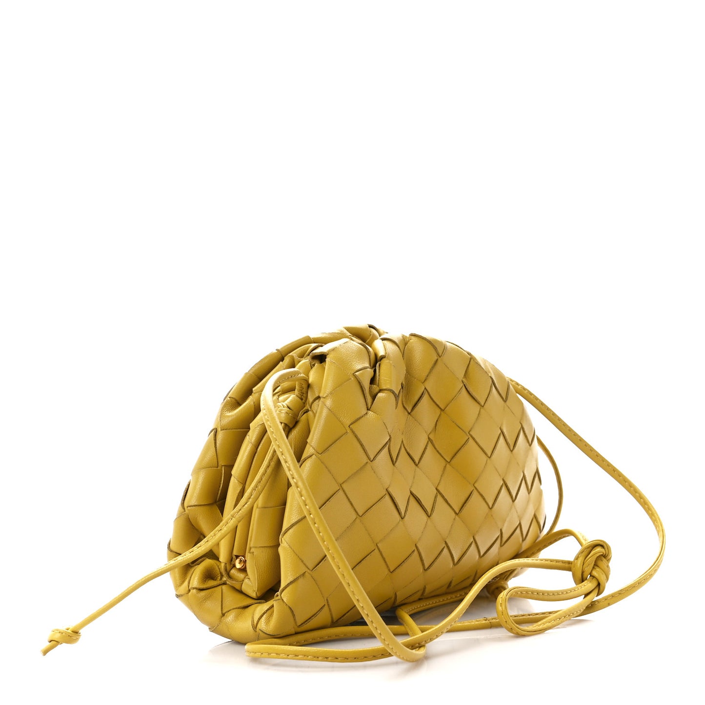 Nappa Intrecciato The Mini Pouch Buttercup