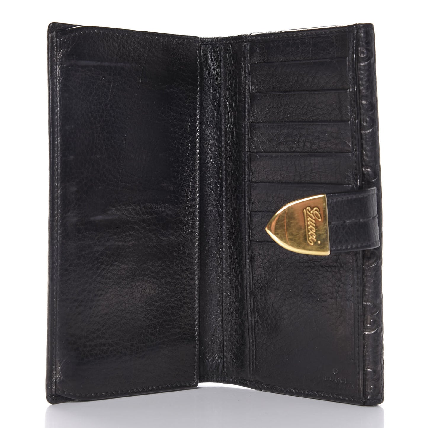 Guccissima Signoria Continental Wallet Black