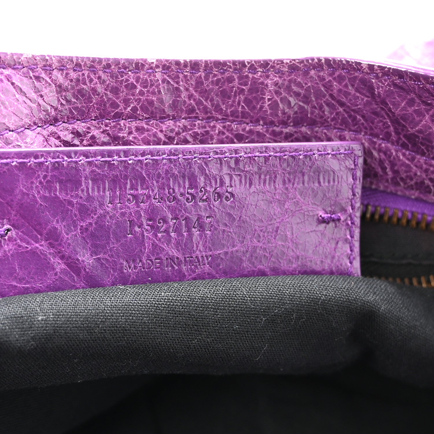 Balenciaga Agneau Classic Hardware City Ultraviolet 8 of 11