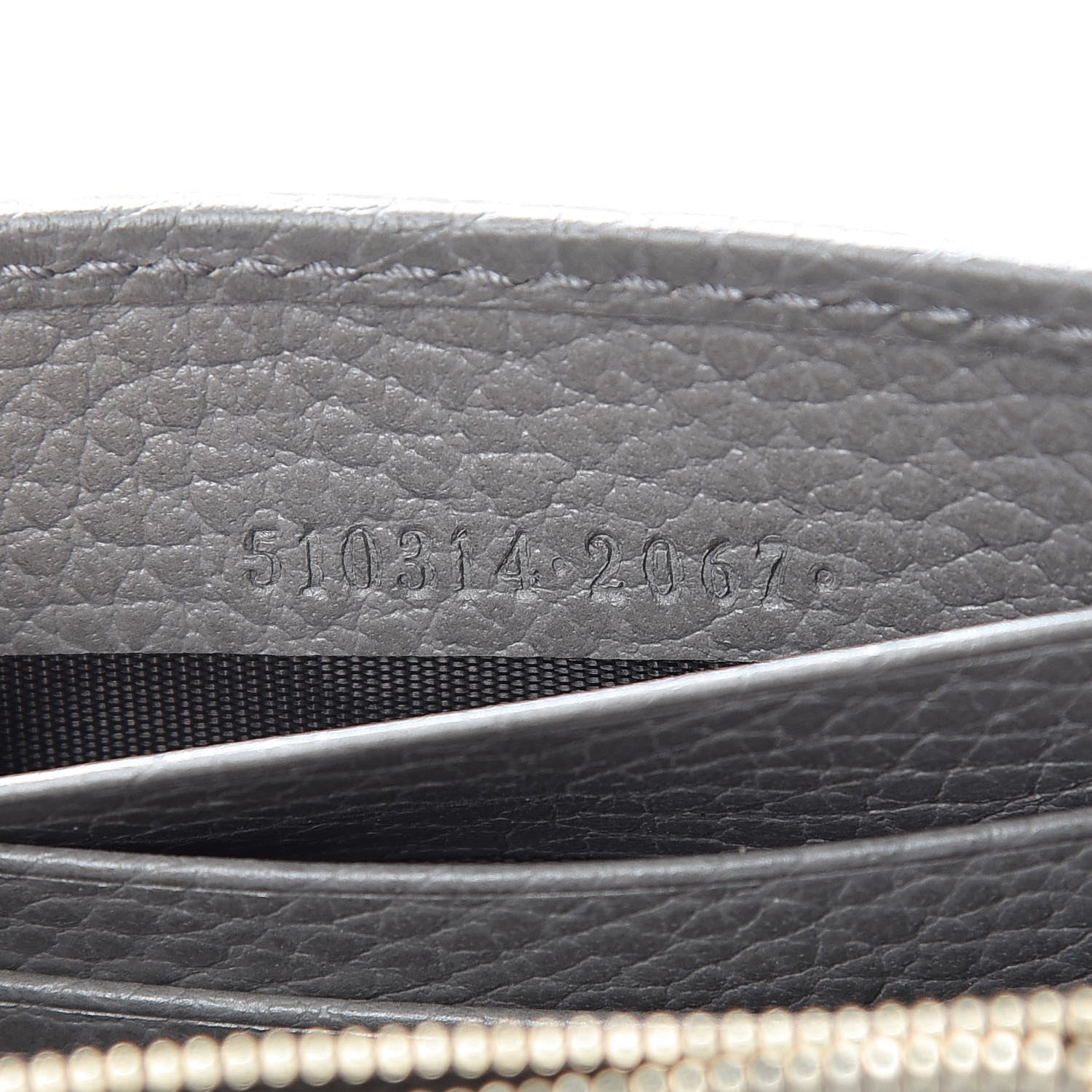 Gucci Dollar Calfskin Interlocking G Chain Wallet Loess 7 of 13