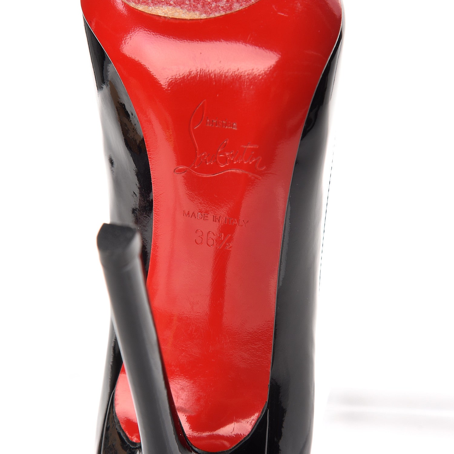 Christian Louboutin Patent Pigalle 120 Pumps 36.5 Black 9 of 10