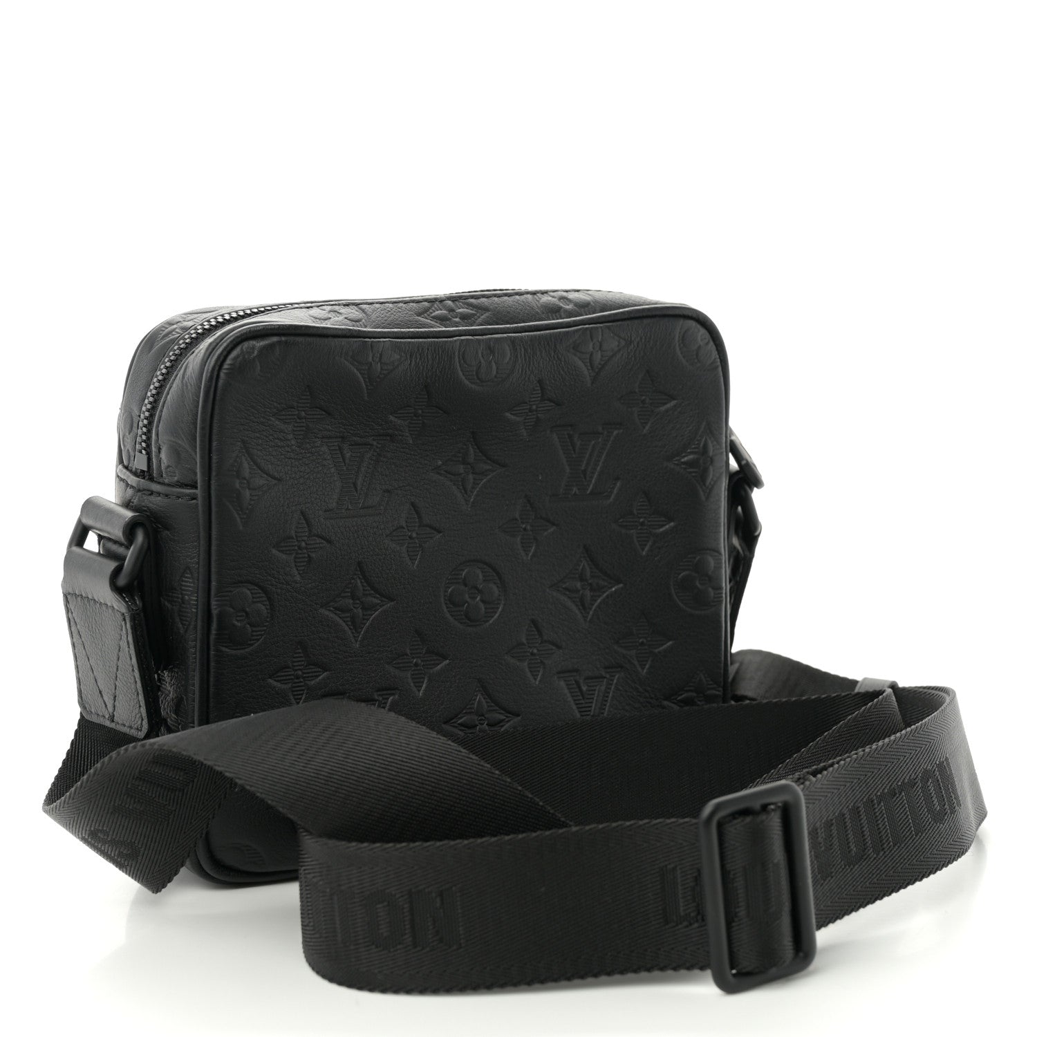 Louis Vuitton Calfskin Monogram Shadow Getaway Messenger Black 3 of 10