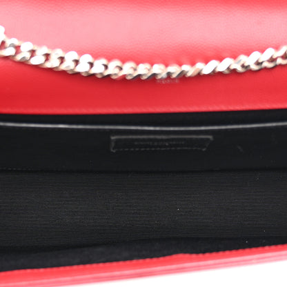 Saint Laurent Grain De Poudre Medium Monogram Kate Satchel New Lipstick 5 of 10