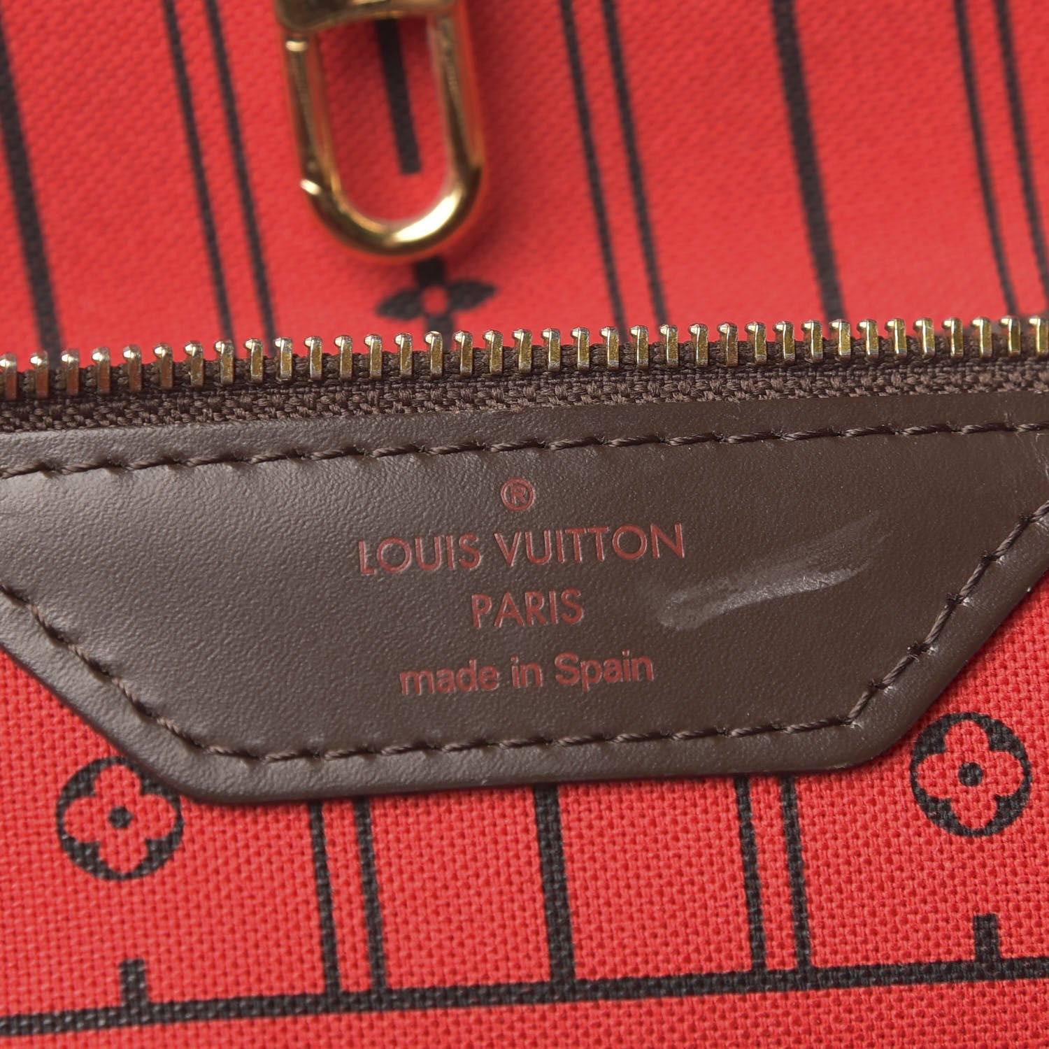 Louis Vuitton Damier Ebene Neverfull MM 8 of 8
