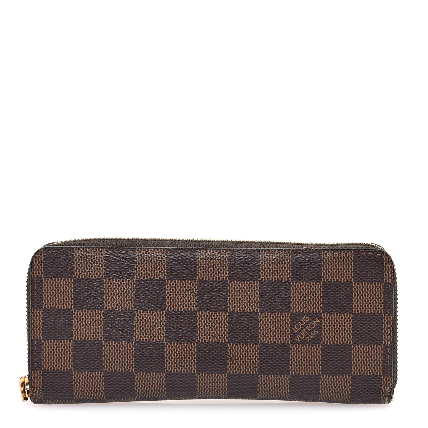 Louis Vuitton Damier Ebene Clemence Wallet Cherry 1 of 8